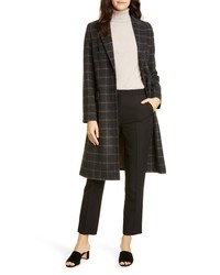 Helene Berman Plaid Wool Blend College Coat