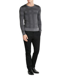 Burberry London Checked Silk Pullover