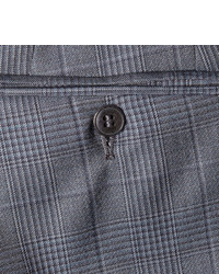 Brioni Checked Super 120s Wool Trousers
