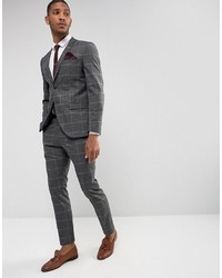 Selected Homme Slim Suit Pant In Check