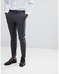 delicate Messenger To construct Selected Homme Slim Fit Suit Trouser In Grey Check, $26 | Asos | Lookastic
