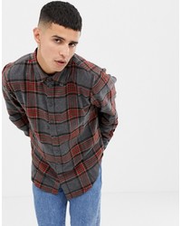 Another Influence Grey Flannel Shirt
