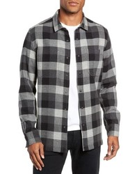 Jeremiah Travis Regular Fit Reversible Flannel Shirt Jacket