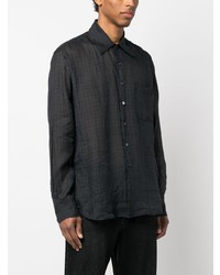 Our Legacy Check Print Long Sleeved Shirt