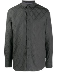 Armani Exchange Pinstripe Cotton Shirt