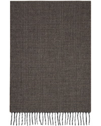 Tom Ford Brown Fringed Scarf
