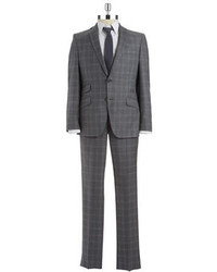 Ted Baker Two Piece Windowpane Suit