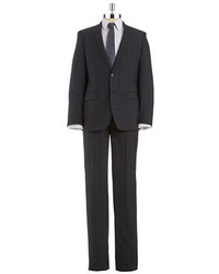 DKNY Two Piece Windowpane Suit