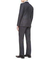 Giorgio Armani Wall St Plaid Suit