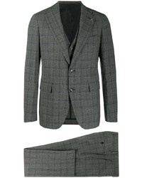 Tagliatore Plaid Three Piece Suit