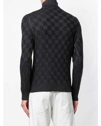 La Fileria For D'aniello Checkered Pattern Sweater