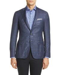 Canali Fit Check Wool Sport Coat