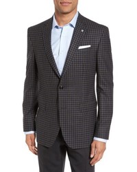 Ted Baker London Jay Trim Fit Check Wool Sport Coat