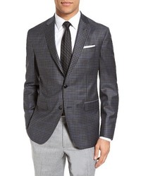 Ted Baker London Trim Fit Check Wool Sport Coat