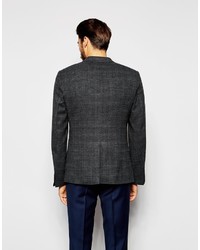 Noak Prince Of Wales Check Blazer Jacket In Super Skinny Fit