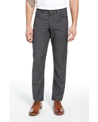 Brax Cooper Five Pocket Check Wool Trousers