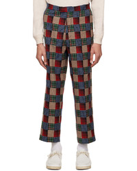 Beams Plus Multicolor Checkered Trousers