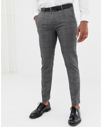 Ted Baker Wool Mix Trousers With Side Taping In Stretch