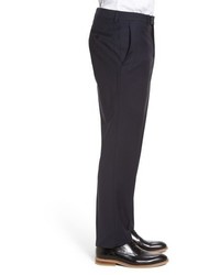 Ted Baker London Livingstoneflat Front Check Wool Trousers