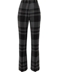 Markus Lupfer Kennedy Checked Wool Bootcut Pants