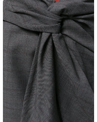 Etoile Isabel Marant Isabel Marant Toile Nima Knot Detail Checked Skirt