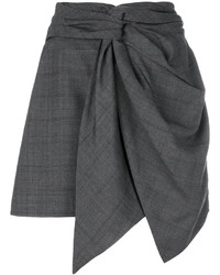 Etoile Isabel Marant Isabel Marant Toile Nima Knot Detail Checked Skirt