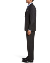 Hickey Freeman B Series Classic Fit Check Wool Suit