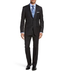 Hickey Freeman B Series Classic Fit Check Wool Suit