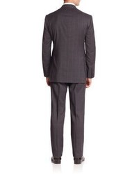 Ralph Lauren Purple Label Classic Fit Windowpane Wool Suit