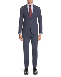 Canali Fit Check Wool Blend Suit