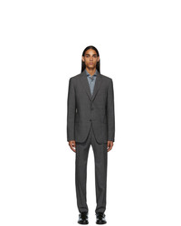 Z Zegna Grey Check Slim Suit
