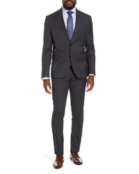 Ted Baker London Roger Slim Fit Check Wool Suit
