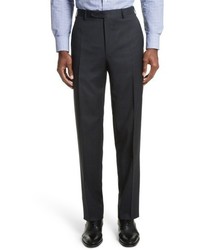 Canali Siena Classic Fit Windowpane Wool Suit