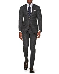 Suitsupply Sienna Regular Fit Windowpane Check Wool Suit