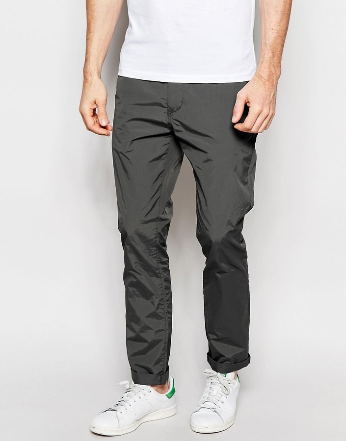 dark grey skinny chinos