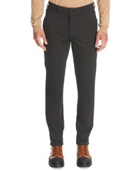 Jack Victor Filip Jersey Pant In Charcoal At Nordstrom