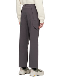Goldwin 0 Gray Double Cloth Straight Leg Trousers