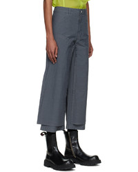 Eckhaus Latta Gray Nylon Trousers