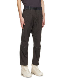 And Wander Gray Pocket Trousers