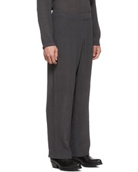 Our Legacy Gray Viscose Trousers