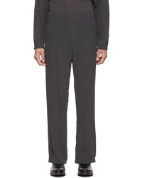 Our Legacy Gray Viscose Trousers