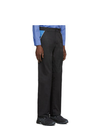 AFFIX Grey And Blue Track Trousers