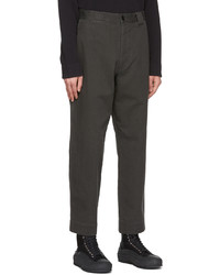 Mhl By Margaret Howell Grey Cotton Trousers