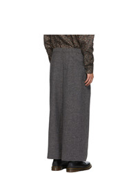 Naked and Famous Denim Grey Jazz Nep Trousers
