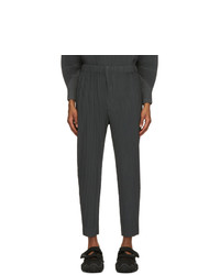 Homme Plissé Issey Miyake Grey Monthly Colors September Trousers