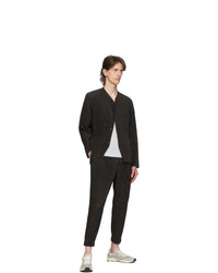 Homme Plissé Issey Miyake Grey Outer Mesh Trousers