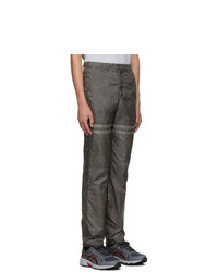 Kanghyuk Grey Readymade Airbag Oil Washed Trousers