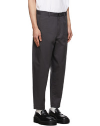 Comme des Garcons Homme Grey Twill Trousers