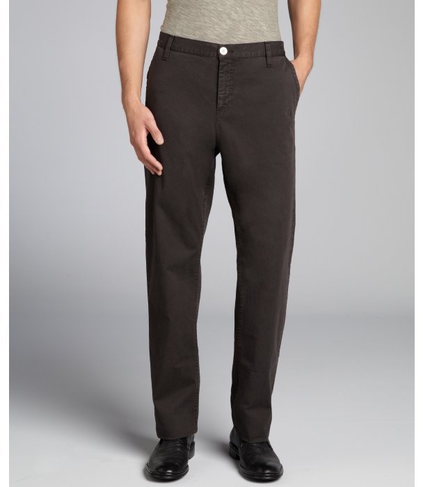 Gucci Charcoal Stretch Cotton Chino Pants | Where to buy & how to wear