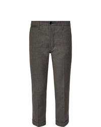 VISVIM High Water Slim Fit Tapered Linen Blend Trousers